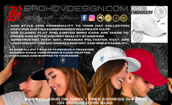 CUSTOM & PRE DESIGNED - HEADWEAR