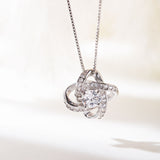 857. Flower Knot Pendant Necklace
