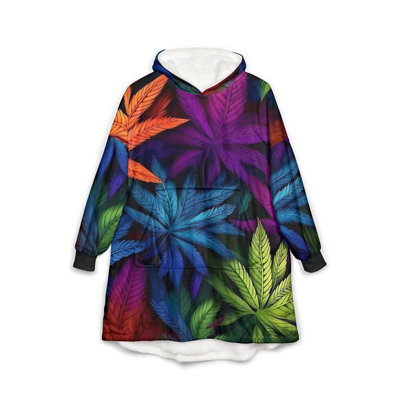 Chronic Print Unisex Hooded Blanket | Perfect for Home, Gifts, Festivals, Self-Care