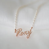 509. Custom Name Pearl Necklace