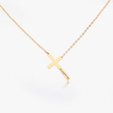 616. Cross Name Necklace