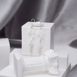 653. Floral Earrings Hoop- 925 Silver