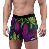 Men's Chronic Boxer Briefs, Comfortable Underwear for Everyday Wear, Perfect Gift for Boyfriends, Valentine's Day, Anniversary, AOP Design