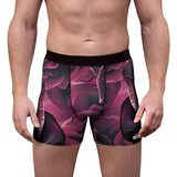 Men's Floral Boxer Briefs, Comfortable Underwear for Everyday Wear, Perfect Gift for Boyfriends, Valentine's Day, Anniversary, AOP Design