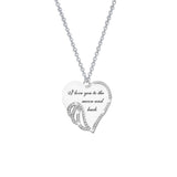 856. Heart Pendant Necklace