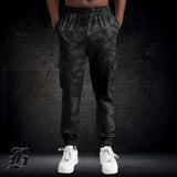 UYG BLACK CAMO EDITION - Athletic Cargo Sweatpants