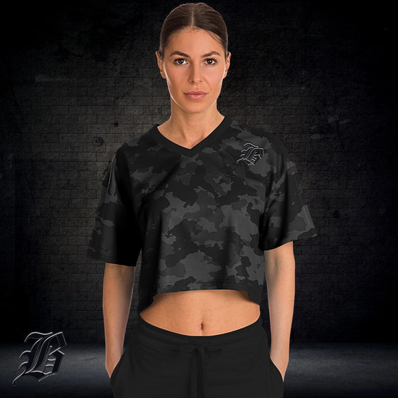 UYG BLACK CAMO EDITION - Cropped Football Jersey