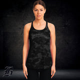UYG BLACK CAMO EDITION - Flowy Racerback Tank Top