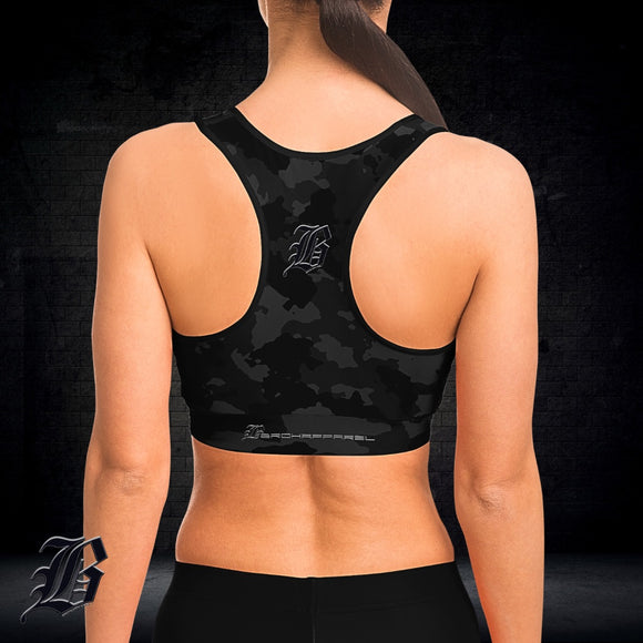 UYG BLACK CAMO EDITION - Sports Bra