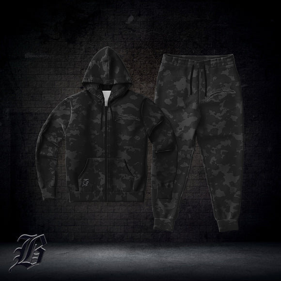 UYG BLACK CAMO EDITION - Athletic Ziphoodie & Jogger