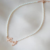509. Custom Name Pearl Necklace