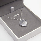 659. Irregular Pendant Necklace- 925 Silver