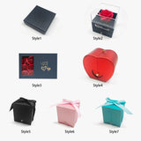 853. Flower Knot Moissanite Pendant Necklace