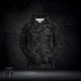 UYG BLACK CAMO EDITION - Athletic Zip-Up Hoodie