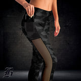 UYG BLACK CAMO EDITION - Mesh Pocket Legging