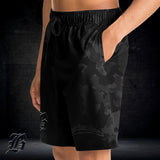 UYG BLACK CAMO EDITION - Athletic Long Shorts