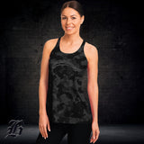 UYG BLACK CAMO EDITION - Flowy Racerback Tank Top