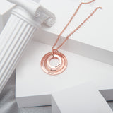599. Interlocking Circle Necklace