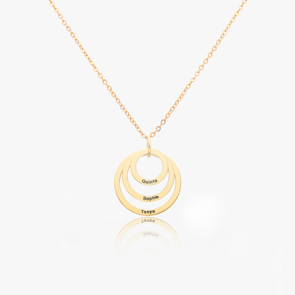 599. Interlocking Circle Necklace