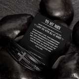 TO MY MAN (CROSS BRACELET)