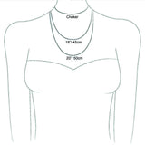 511. Personalized Birth Flower Name Necklace