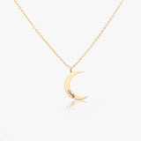 620. Crescent moon pendant