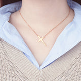 616. Cross Name Necklace