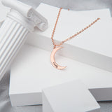 620. Crescent moon pendant