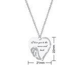 856. Heart Pendant Necklace