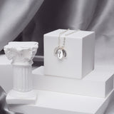 654. Oval Disc Necklace