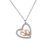 859. Baby Feet Pendant Necklace