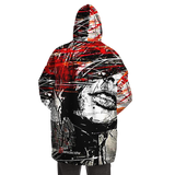 SPLASHED MICROFLEECE SNUG HOODIE