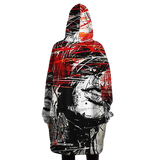 SPLASHED MICROFLEECE SNUG HOODIE