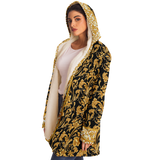 BAROQUE MICROFLEECE CLOAK