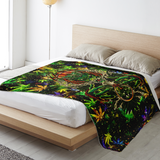 CANNABIS MICROFLEECE BLANKET