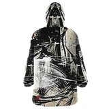 SPLASHED MICROFLEECE SNUGGY HOODIE