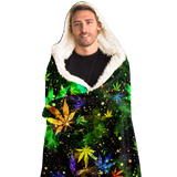 CANNABIS HOODED BLANKET