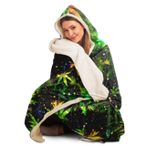 CANNABIS HOODED BLANKET