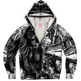 GHETTO LOVE MICROFLEECE ZIP HOODIE