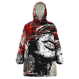 SPLASHED MICROFLEECE SNUG HOODIE