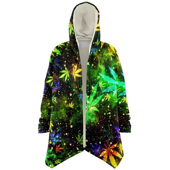 CANNABIS MICROFLEECE CLOAK