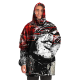 SPLASHED MICROFLEECE SNUG HOODIE