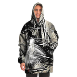 SPLASHED MICROFLEECE SNUGGY HOODIE