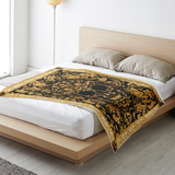 BAROQUE SKULL MICROFLEECE BLANKET