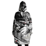 SPLASHED MICROFLEECE SNUG HOODIE