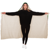 CANNABIS HOODED BLANKET