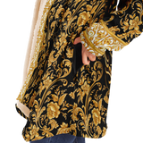 BAROQUE MICROFLEECE CLOAK