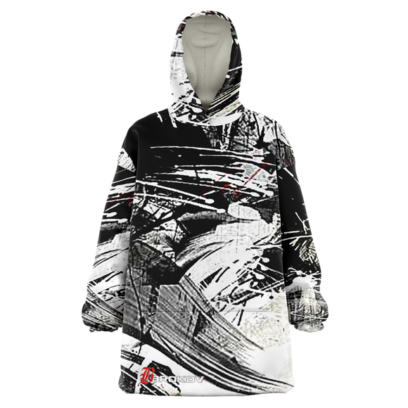 SPLASHED MICROFLEECE SNUG HOODIE