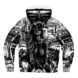 GHETTO LOVE MICROFLEECE ZIP HOODIE