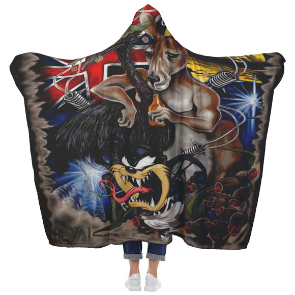 AUSSIE PRIDE PREMIUM HOODED BLANKET